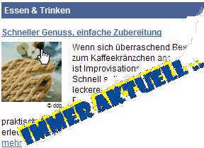Aktuelle Presseberichte zu "Essen & Trinken" und K�chen-TIPP des Tages